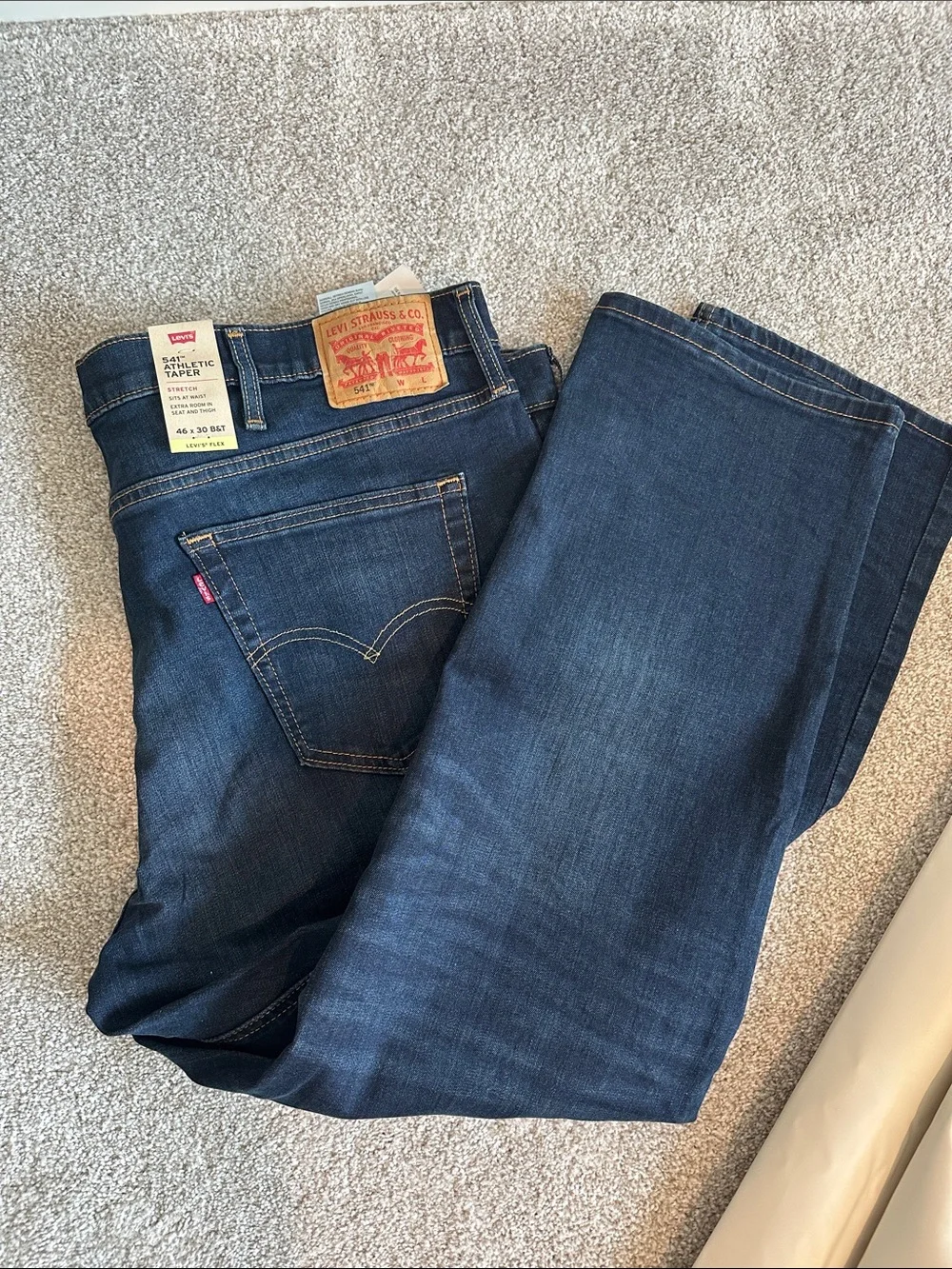 Levi's Men's Dark Indigo Relaxed Jeans